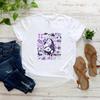 ZX TEE Olivia Vampire Guts 2024 World Tour Women Summer Trend Y2K T-Shirt Gothic Fashion Street Casual Short Sleeve Shirt