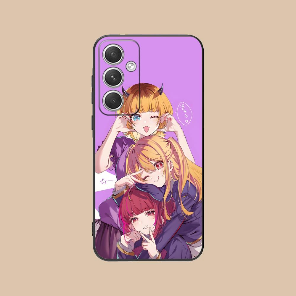 Чехол для телефона Oshi no ko B-Komachi для Samsung Galaxy S25 S24 S23 S22 S21 S20 Note20 Plus FE Ultra Цветной Защитный Чехол Красивый