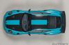AUTOart Scale Porsche 911 GT2 RS Weissach Package Black Finished Model 78175 1/18 (991.2) Blue/Carbon