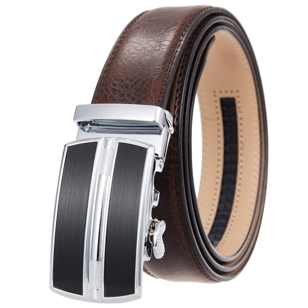 5шт. Ремень с автоматической пряжкой, воловья кожа, ремень, мужской Ly36-0257-1