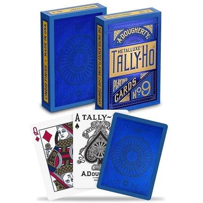Игральные карты Tally-Ho Metalluxe USPCC Велосипедная колода Размер покера Карточные игры Волшебные трюки