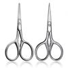 1Pcs Stainless Steel Small Makeup Grooming Scissors Eyebrows For Manicure Nail Cuticle Beard And Mustache Trimmer Nose Hair Tool