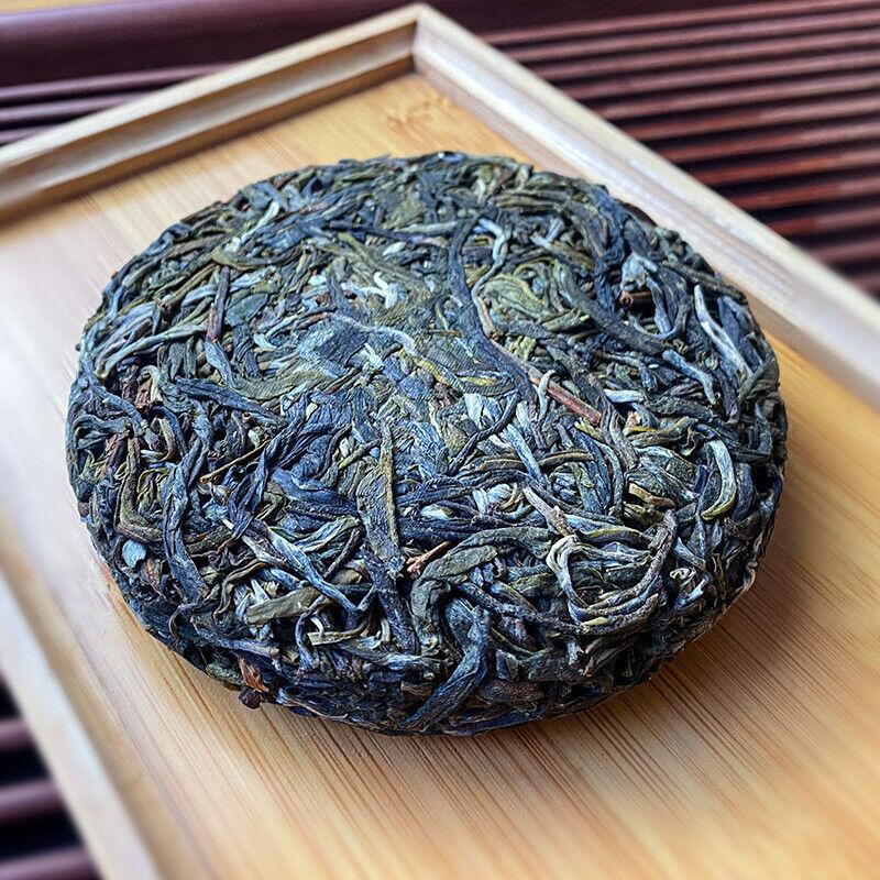 Чай пуэр из провинции Юньнань, 100 г - крупнолистовой необработанный чай с ароматом орхидеи Си Гуй