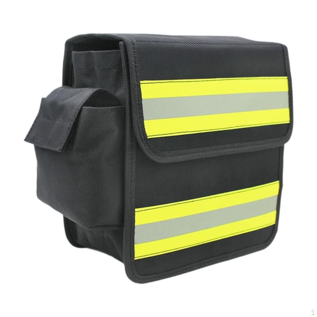 Firefighter Waist Bag Tool Storage Multipurpose with Reflective Strips Waterproof Premium