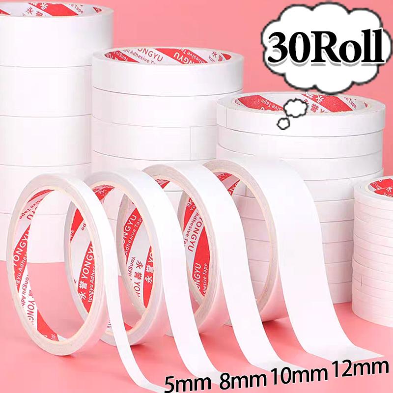Double-sided Adhesive Super Strong Double Faced Powerful Hand Tearing Adhesive Tape Office Craft Double Sided Tape Sticky PaperPinstriping Tape 3