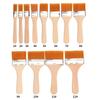 Practical Oil Paint Brush Wood Handles Nylon Clean Brush New Hair Painting Brush Art Supplies