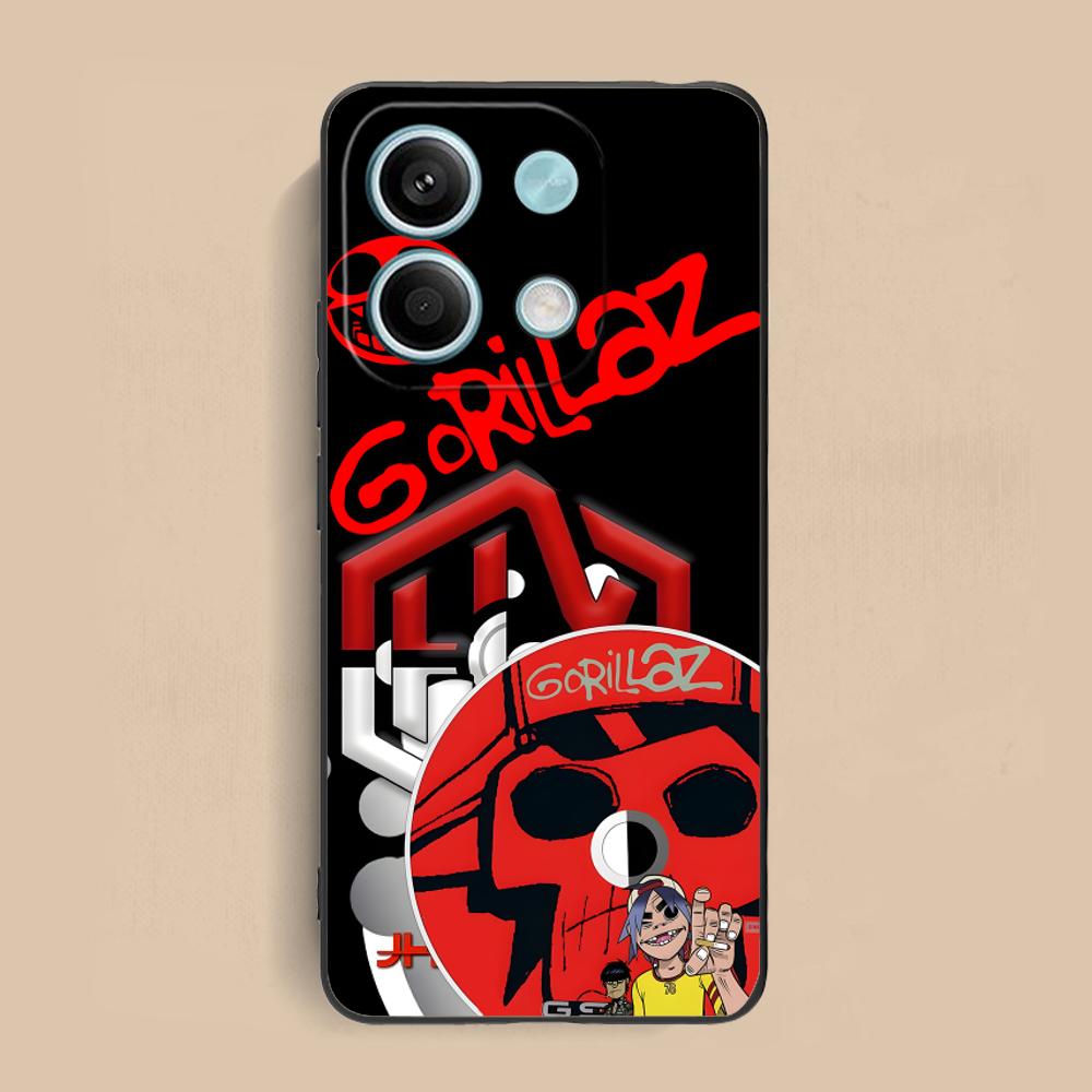 Mobile Gorillaz Phone Case for Xiaomi Redmi Note 14 13 12 11 A5 3 2 1 Pro Plus 4G 5G Colour Printing Pretty Cellphones Cover