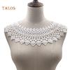 Talos Milk Silk Hollow DIY Embroidery Neckline Collar Clothes Sewing Applique Decor