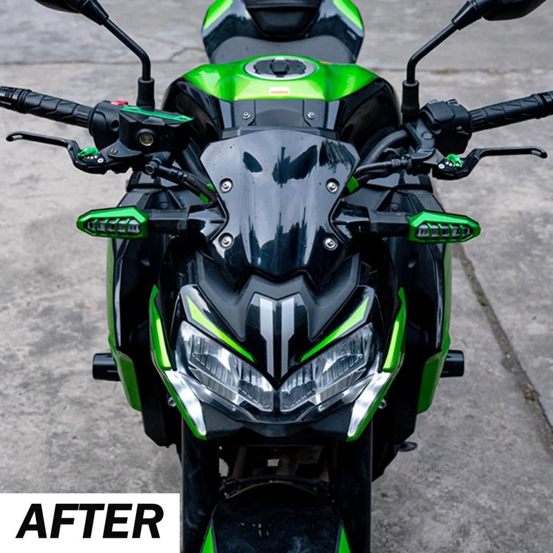 Для KAWASAKI Z900 Z650 Ninja 650 ZX4R ZX4RR ZX6R ZX10R versys 650 Мотоцикл Передний Задний Указатель Поворота Защитный Кожух Протектор Z 900