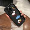 Мультяшные милые смешные животные Чехол для телефона Для iPhone16 15 14 13 12 11 Pro Max Mini X XS Max XR 7 8 Plus SE2020 Мягкий ударопрочный чехол