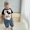 Kids Pure Cotton Summer Short Sleeve T Shirt Baby Thin Breathable Base Top For Boys And Girls