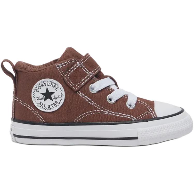 Converse Chuck Taylor All Star Mid TD Malden Street - Bear Nap Brown Baby Sneakers White Black A11524C