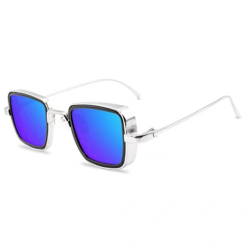2025 Trendy Retro Metal Square Men's Sunglasses - UV Protection, European & American Style