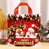6 шт. Мешок для подарков на Рождество Санта Олень Сумки-тоут Navidad Natal Рождественский Декор для Дома 2026 Новогодние Подарки Упаковочные Пакеты