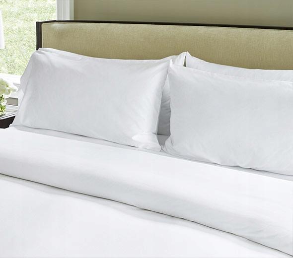 Pościel Hotelowa 160X200 + 70/80 Biała Bawełna150G