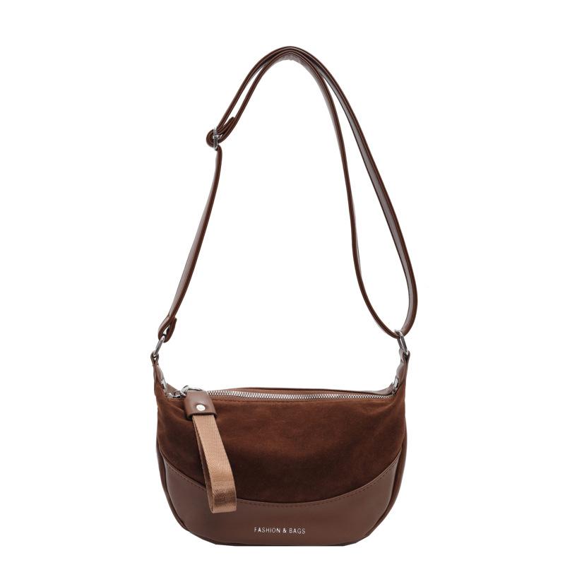 Ретро сумка-пельмень с мягким лицом, нишевая, женская, осень 2025, новая, в иностранном стиле, модная, с высоким чувством ценности, сумка-мессенджер на одно плечо, женская