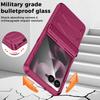 Чехол для Motorola Razr Ultra 2025 / Razr Ultra 2026 с защитой шарнира, встроенной защитой экрана, противоударный, всесторонний чехол для телефона - Розово-красный
