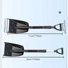 Telescopic Snow Remover Tool - Retractable Outdoor Aluminum Alloy Ice Shovel, Camping Garden Survival Shovel Tools