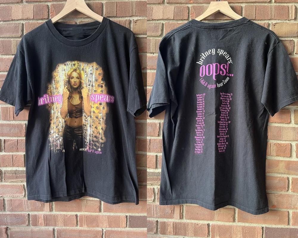 Футболка Britney Spears Oops I Did It Again Полный размер S-5XL Унисекс