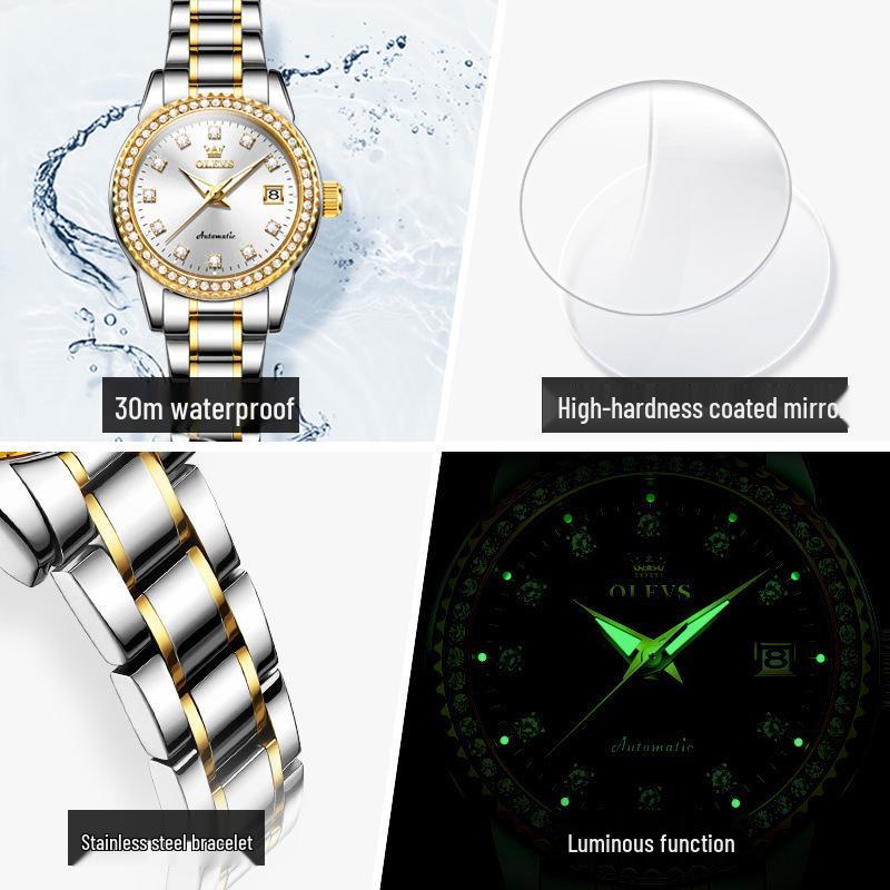 Oulisi Модные женские механические часы - Модный нишевый стиль