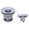 Boat Air Valve Lightweight Gas Valve Replacement for Inflatable Dinghy Kayaking Rubber BoatsGray