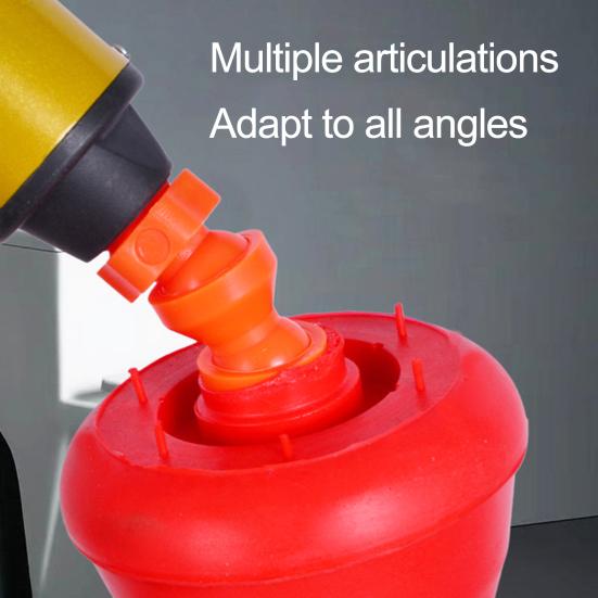 Yousheng Toilet Unclogger Plunger Технология распыления высокого давления Многоразовый инструмент для устранения засоров в туалете, ванной, душевой кабине