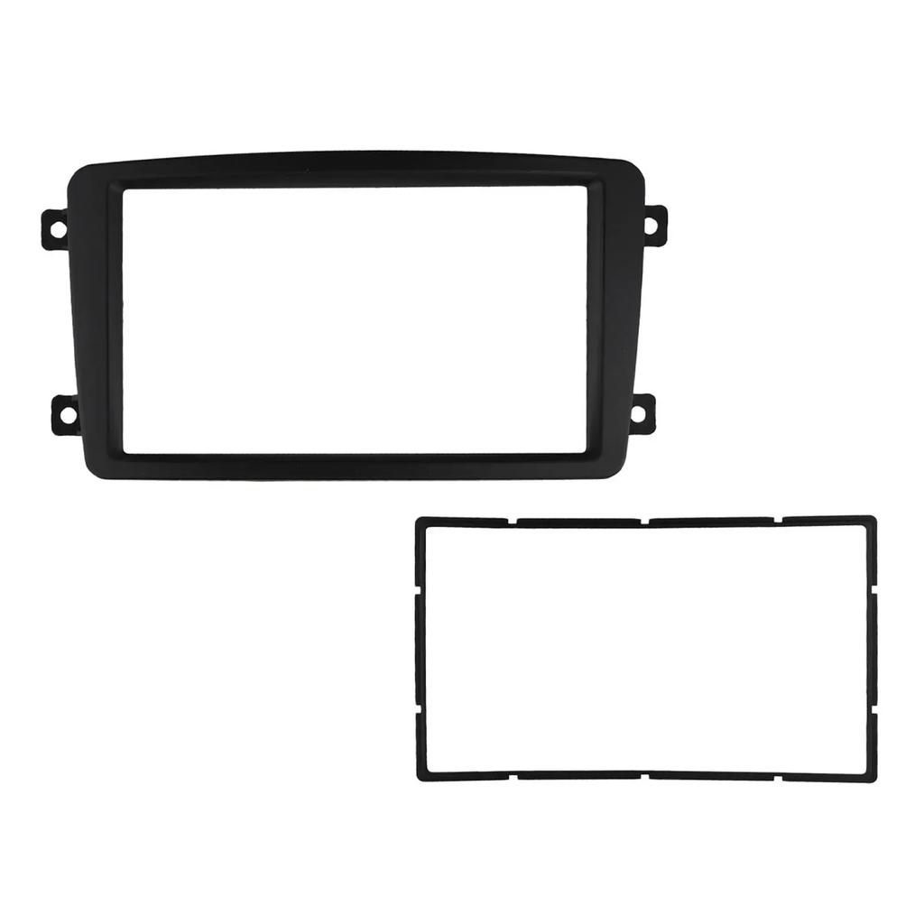 2 Din Car Radio Fascia Car Radio Frame For Mercedes C-Classes W203 For CLK-Classes W209 For G-Classes W463 For Viano W639