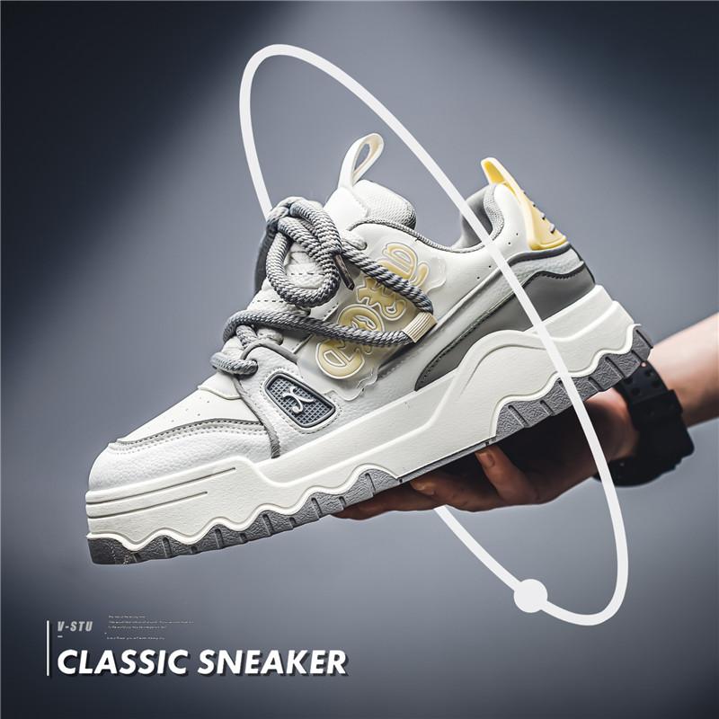 Роскошные новинки 2024 года, популярные студенческие повседневные кроссовки для мужчин, классические толстые подошвы, повышенная обувь для бега и спорта на открытом воздухе