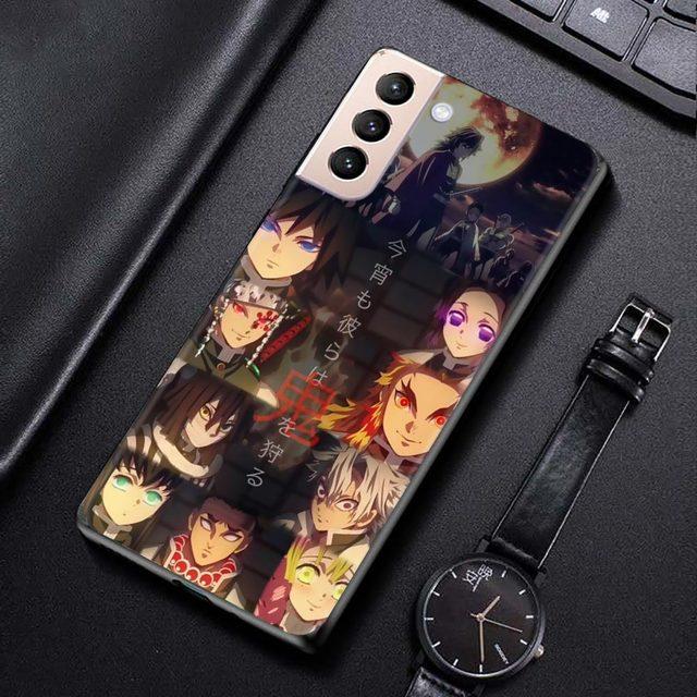 Чехол для Samsung Galaxy S21 S20 S10 S9 S8 Plus Ultra 5g S10lite S10e S7edge S20 S21 Fe, чехол Demon Slayer Kimetsu, аниме