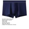 Men Boxer Underwear with U Convex Bag Design Breathable Mesh Fabric Panties Elastic Waistband Shorts Briefs