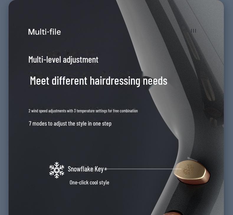 Kangfu KF-8955 Профессиональный высокомощный фен с постоянной температурой для ухода за волосами салонного типа