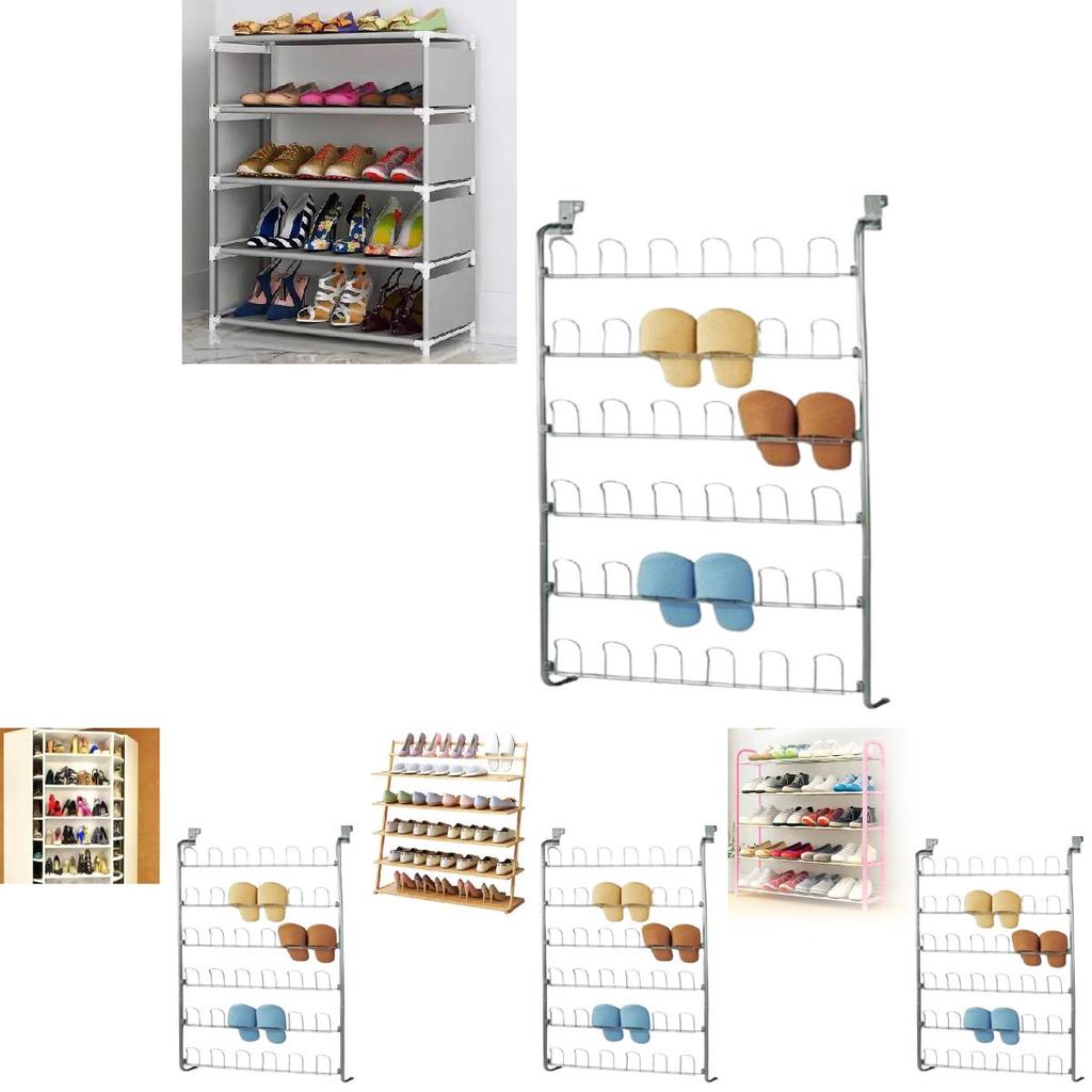 Современная металлическая обувница для дома и общежития с многоярусным органайзером для хранения