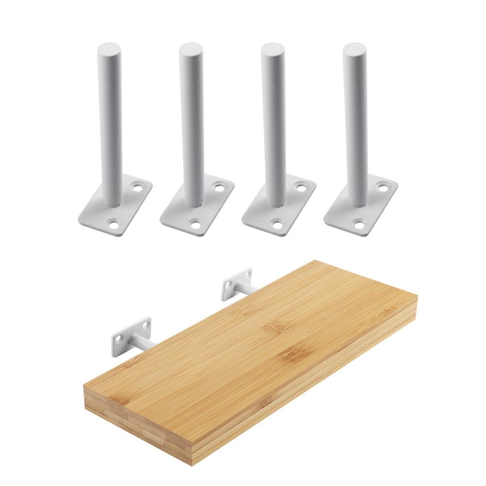 2 Colors Floating Hidden T Shape Wall Shelves Supports Concealed Metal Brackets Shelf Bracket