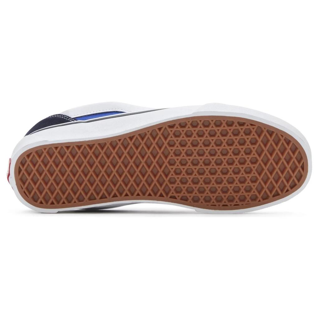 Vans Knu Skool Модный тренд Низкие кеды для скейтбординга Унисекс Кроссовки Сине-белые VN0009QCY6Z