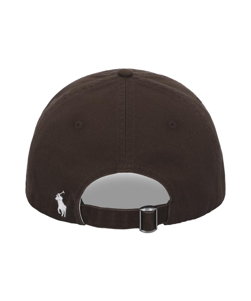 Кепка-бейсболка из твила с вышивкой герба POLO RALPH LAUREN - Темно-коричневый