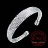 925 Sterling Silver Braided Bangles For Women Wedding Engagement Party European American Style Bracelet Jewelry
