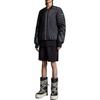 Moncler X Rick Owens Collaboration FW23 Loose Drawstring Casual Shorts Unisex shorts Black I209N8H00001M3675999