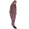 Jilbab 2 Pieces Child (Harem Pants + Khimar Cape) - Purple