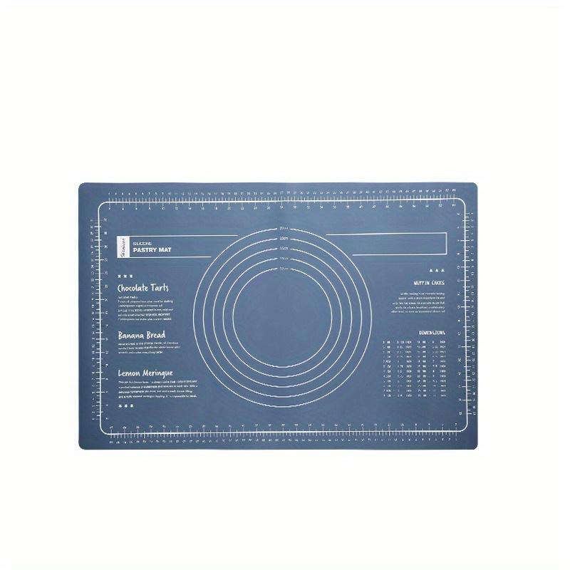 Очень большой нескользящий силиконовый коврик для замешивания и набор скалок для легкой выпечки