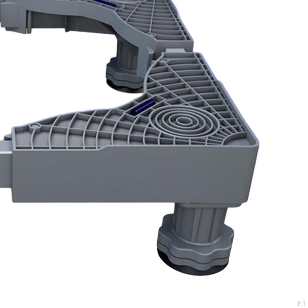 Adjustable Washing Machine Base Laundry Dryers Holder Washer Pedestal Fridge Undercarriage Stand