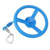 Kids Gym Rotating Wheel Portable Swing Monkey Wheel Set with Rope for Outdoor Indoor Park Blue