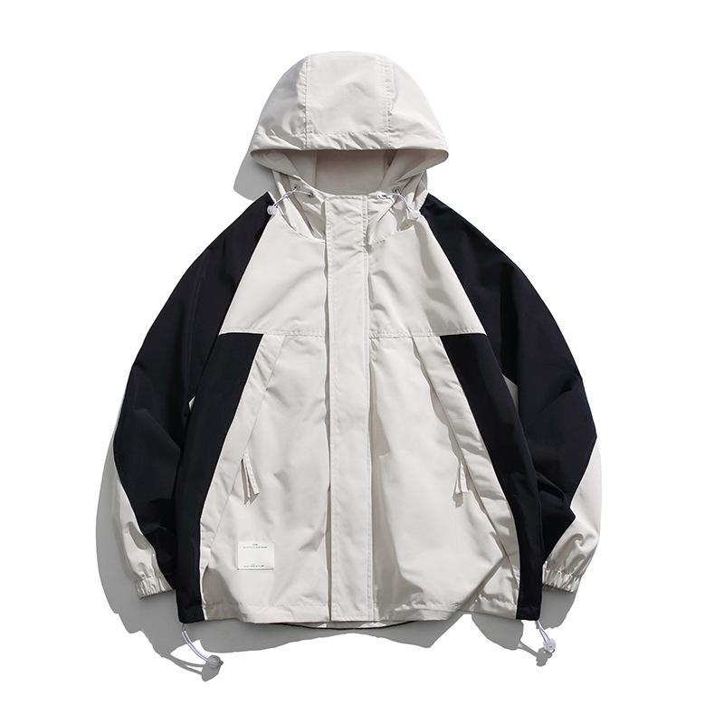 Модная брендовая куртка для активного отдыха на открытом воздухе, мужская новая осенняя функциональная ветровая горная водонепроницаемая куртка с капюшоном для пары