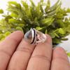 Moss Agate Gemstone 925 Sterling Silver Jewelry Handmade Ring Women Accessorise RR-57-32