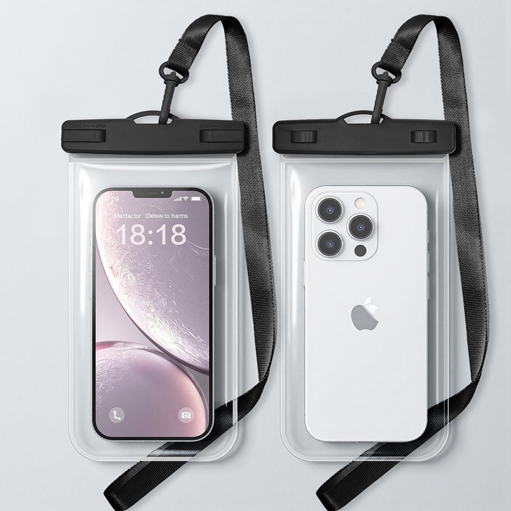 Transparent Waterproof Phone Pouch Eco-friendly Large Size Touch Sensitive Swimming Diving Underwater Case 5