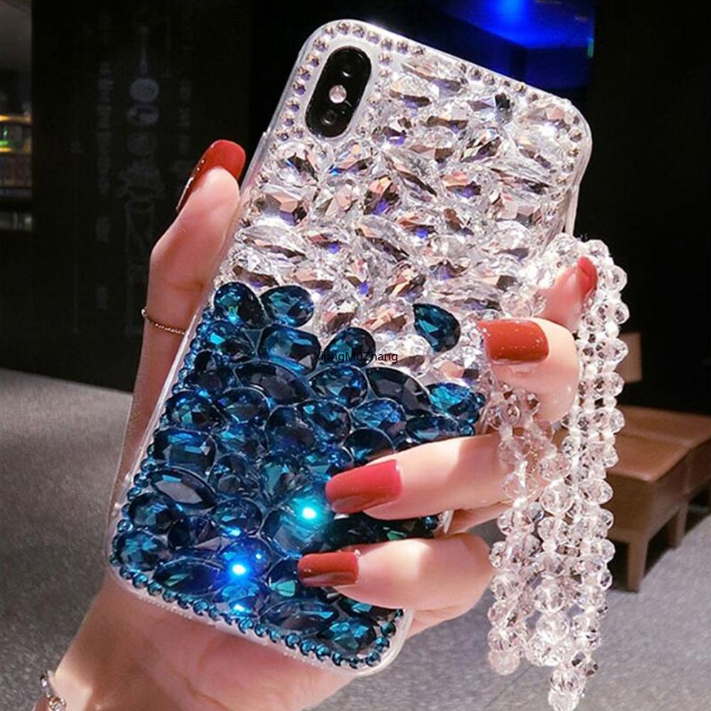 Модный чехол с кристаллами и бриллиантами для Iphone 14 13 12 11 Pro XS Max XR X 8 7 Plus/Samsung S21 S20 S10 A12 A22 A32 A52 A72 A31 A51/Redmi Note10 9 9A 9C 9T