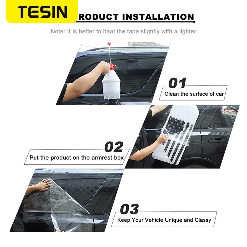 TESIN украшения на задние окна, наклейки, отделка для Dodge Durango 2011 2012 2013 2014 2015 2016 2017 + экстерьер автомобиля