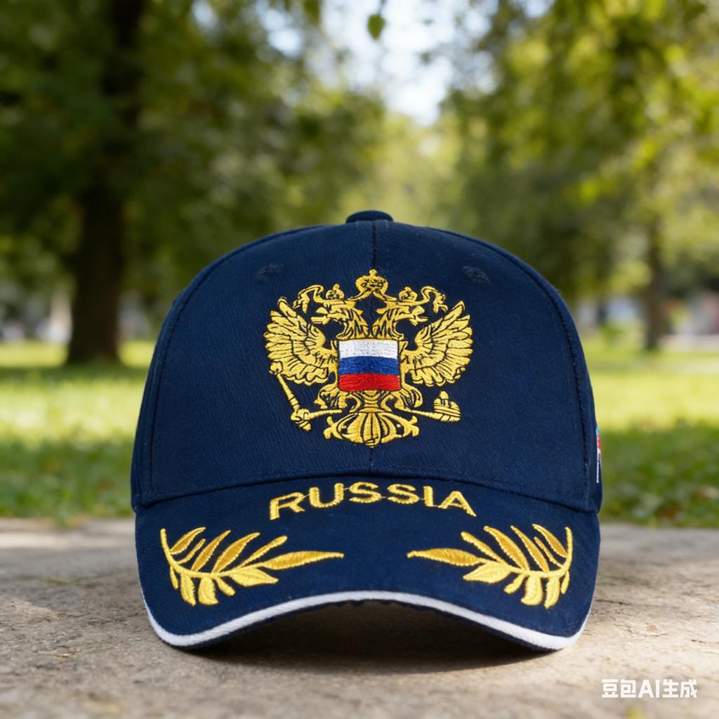 Кепка Ablecap с вышивкой российского двуглавого орла, хлопковая, темно-синяя, регулируемая, стиль "Папа", с белым козырьком, для мужчин и женщин