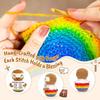 Mini Positive Potato Funny Avocado Duck Cute Knitted Crochet Doll with Card for Women Men Mom Dad Friend Birthday Cheer Up Gifts