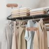 Space Saving Clothes Drying Rack Wall Mounted Hanging Clothes Rack Shoe Rack  for Balcony