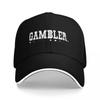 Gambler Bass Boats Black and White Baseball Cap Trucker Hat Icon Fashion Beach Man Womens